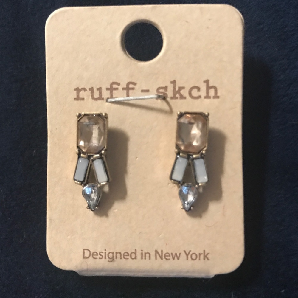 NWT Gemstone Stud Earrings